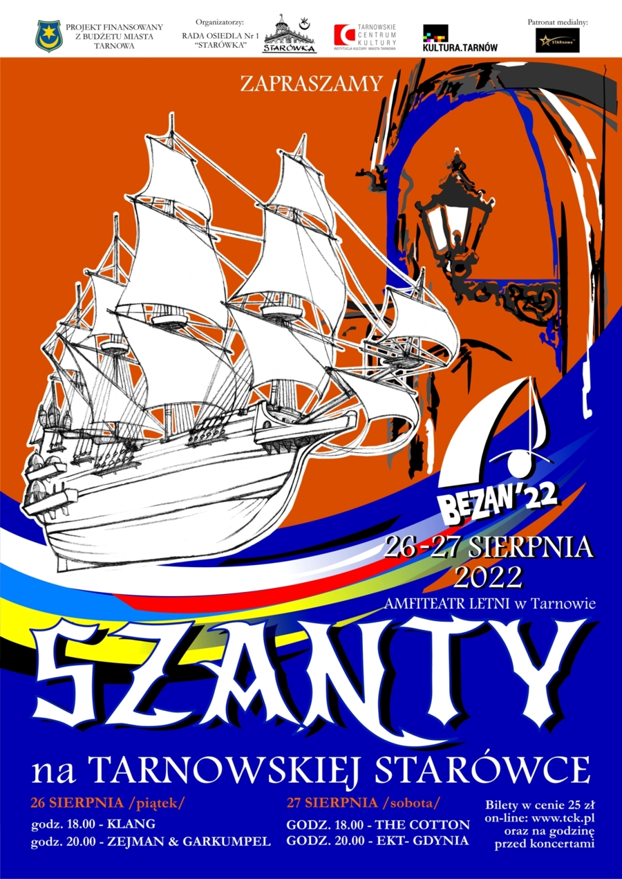 Plakat "Szant na tarnowskiej Starówce"